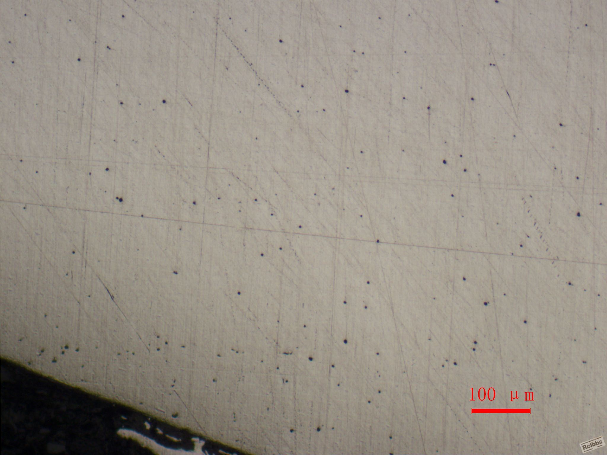100X-腐蚀前边缘