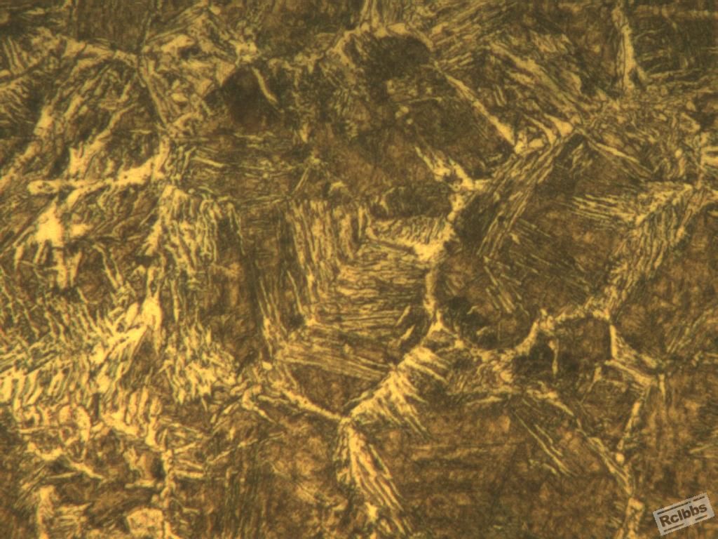 16Mn淬火心部组织 400倍