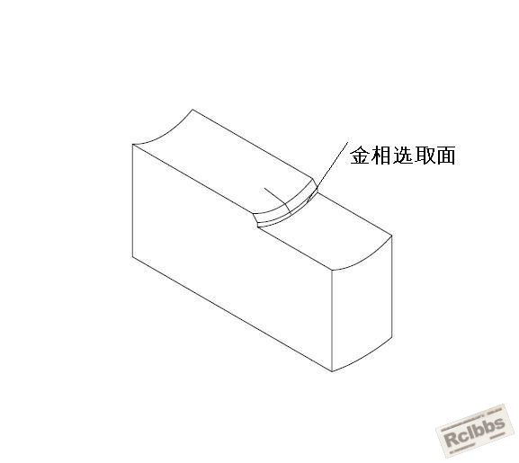 截取带裂纹的活塞示意图及金相选取面.JPG
