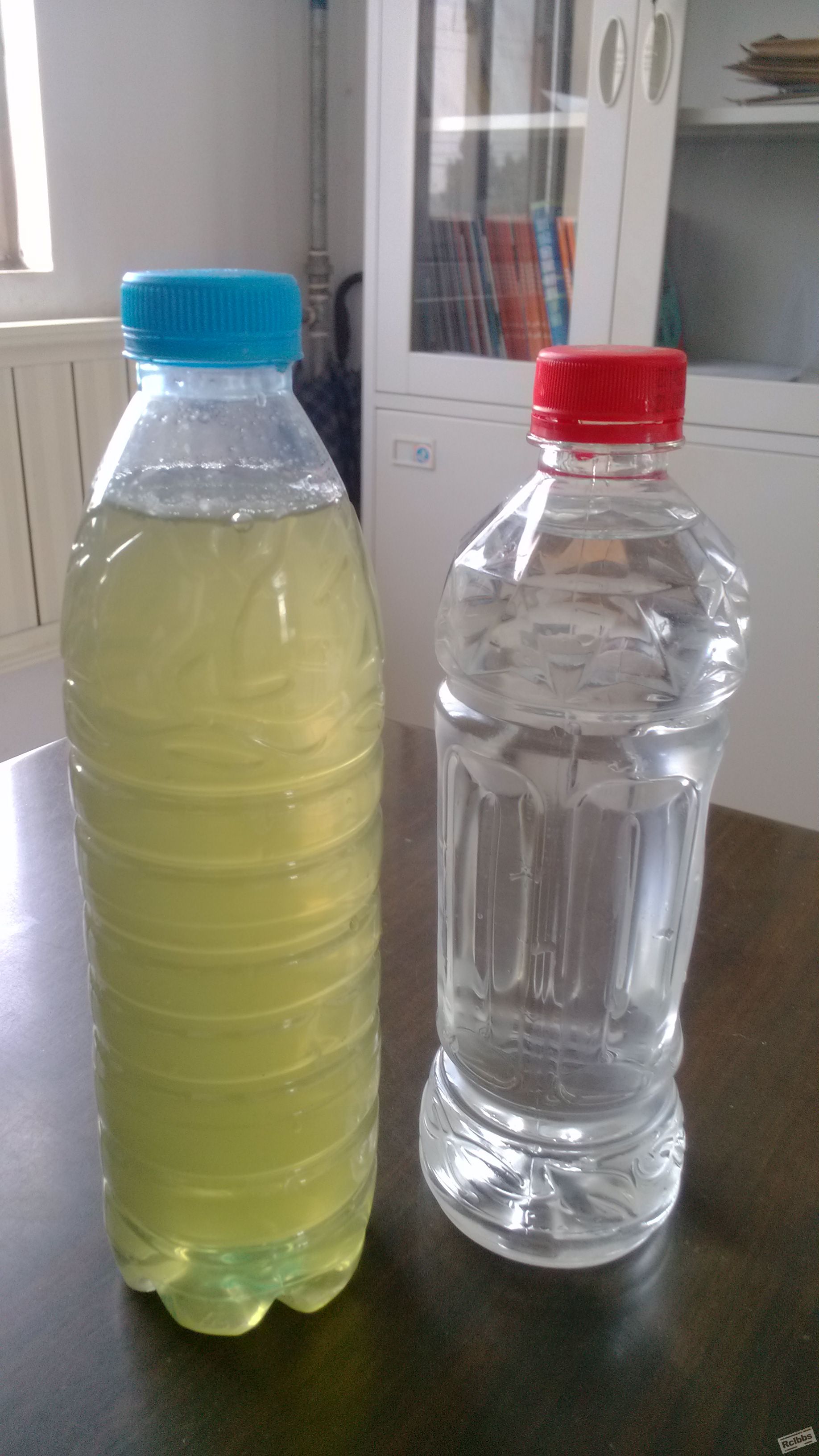 磷化液使用前后对比