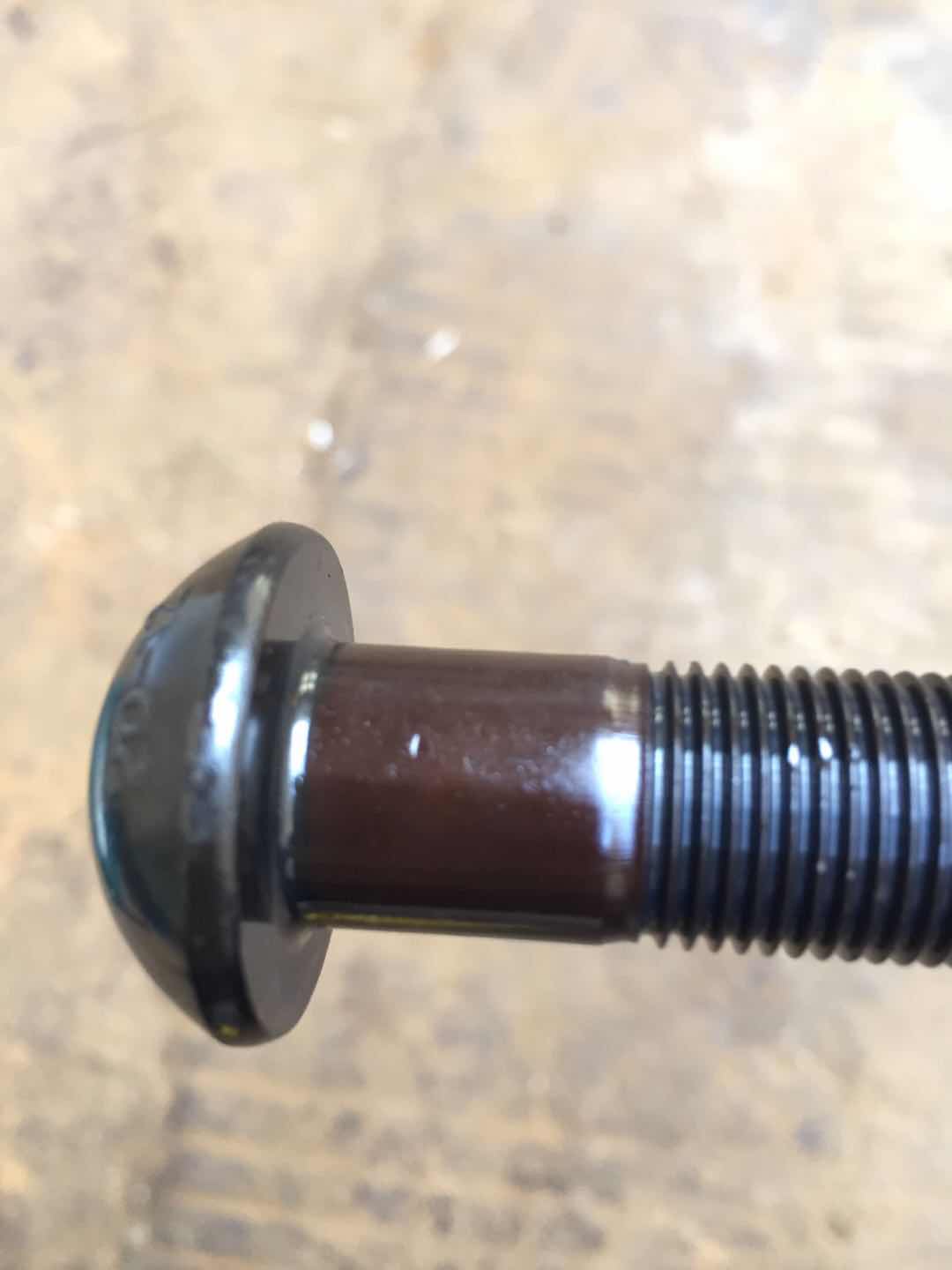 抛丸后简单酸洗发黑出来的效果