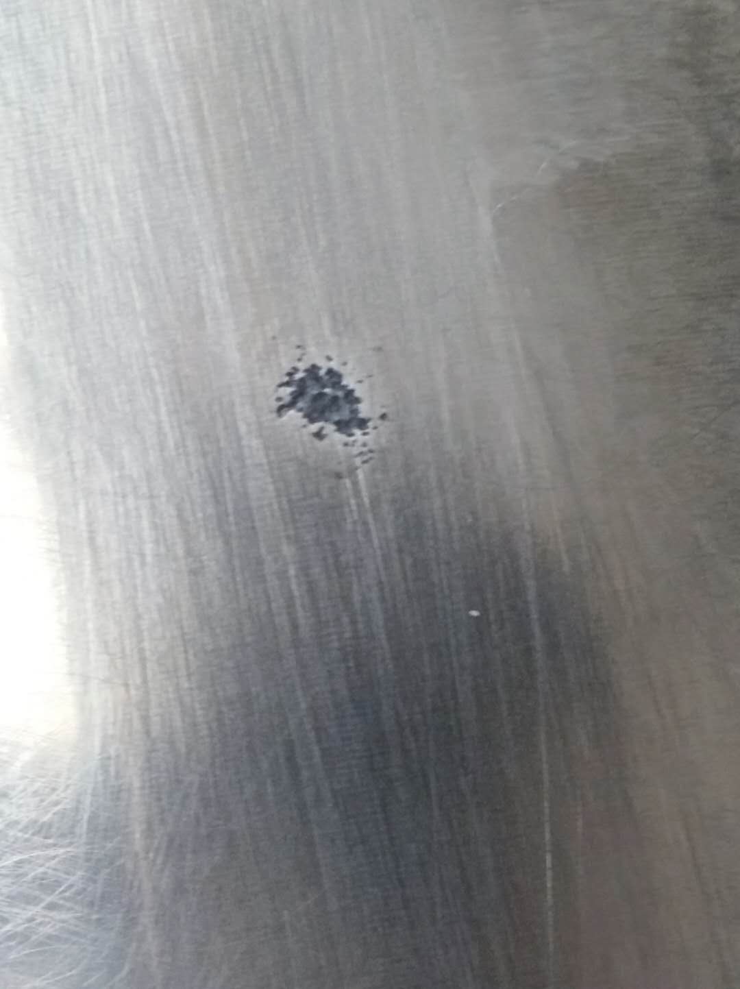 放大的黑点