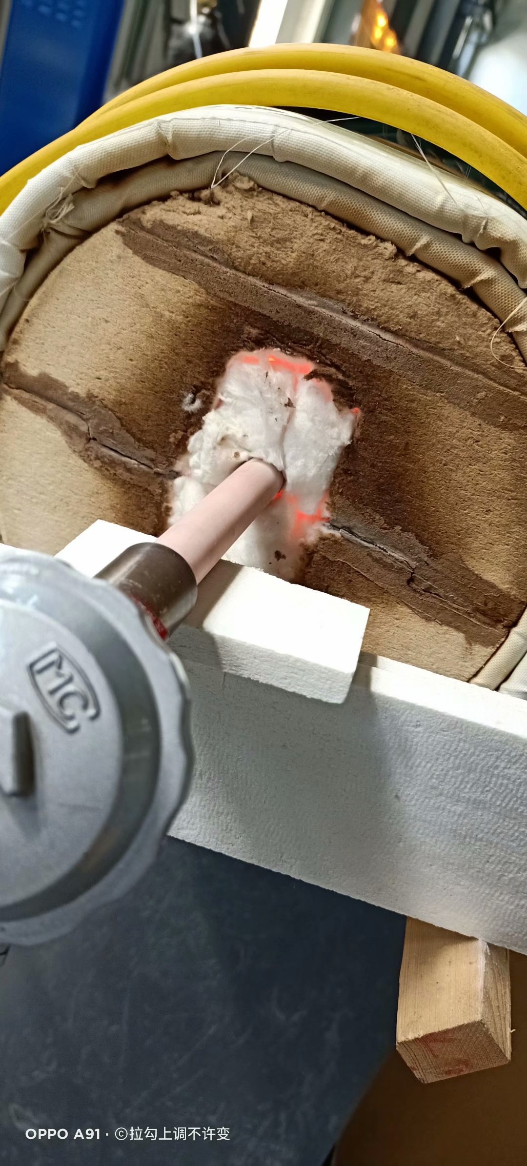 热电偶临时测温1200度