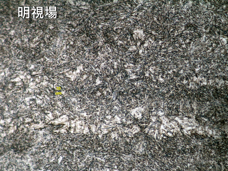 3% nital: GB carbide is nowhere to be seen.