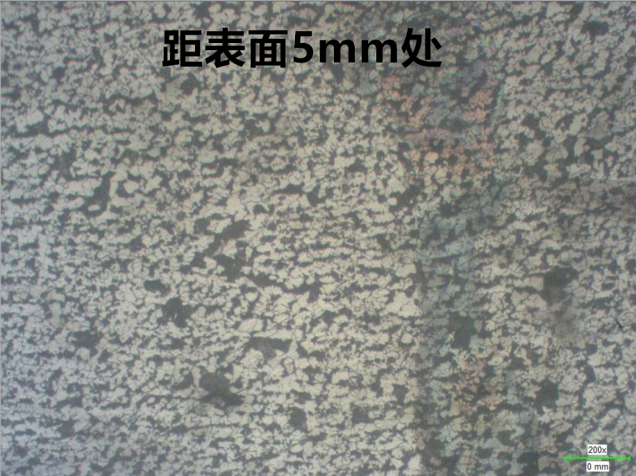 距表面5mm处，200倍