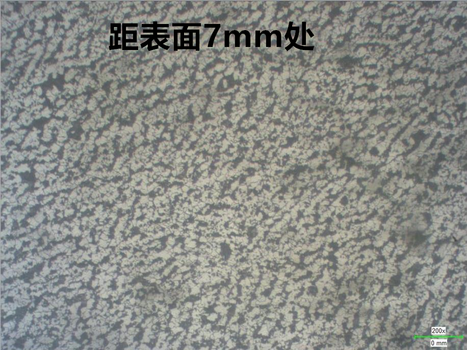 距表面7mm处，200倍