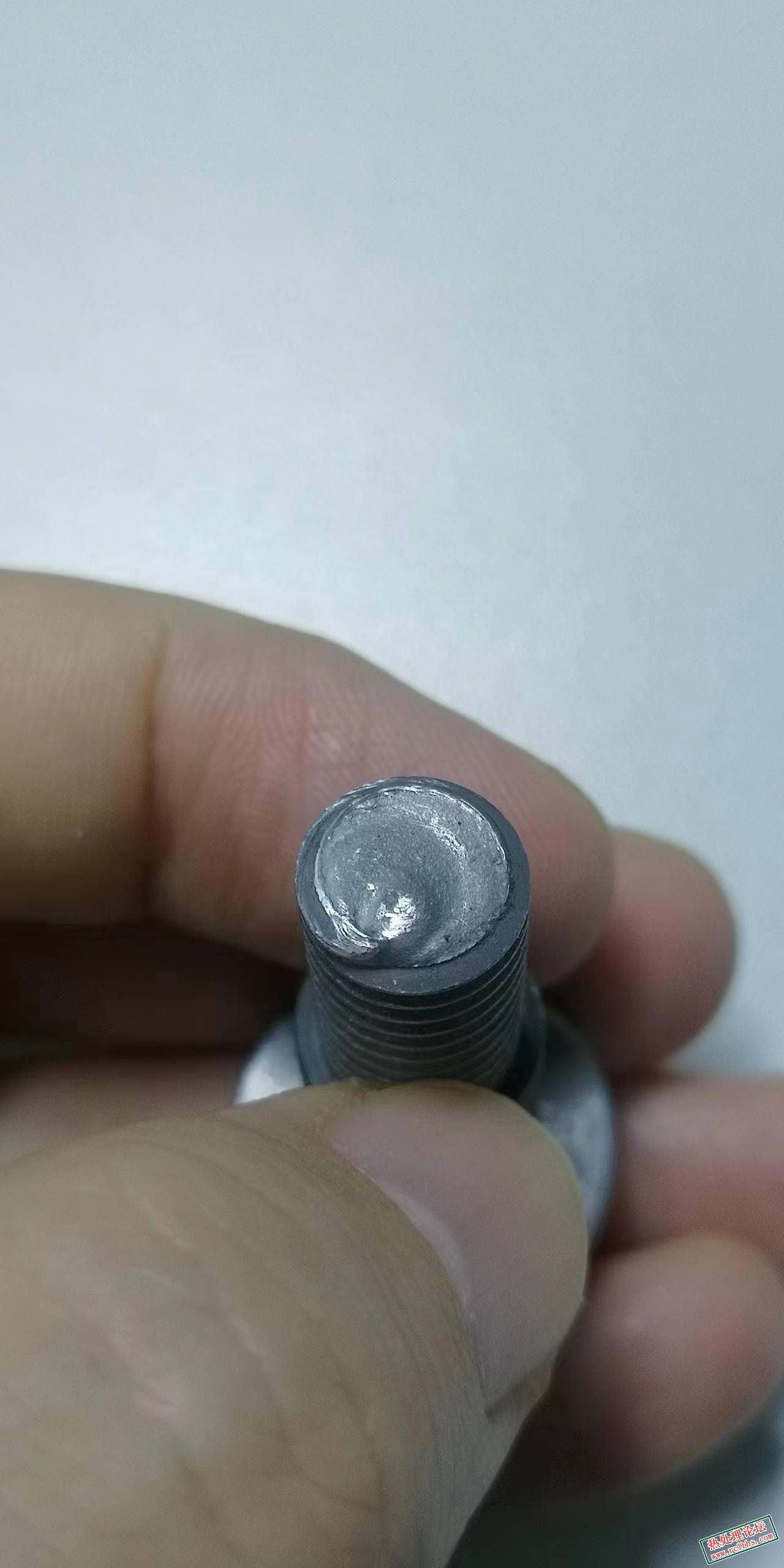 典型的塑性材料扭断断口形貌