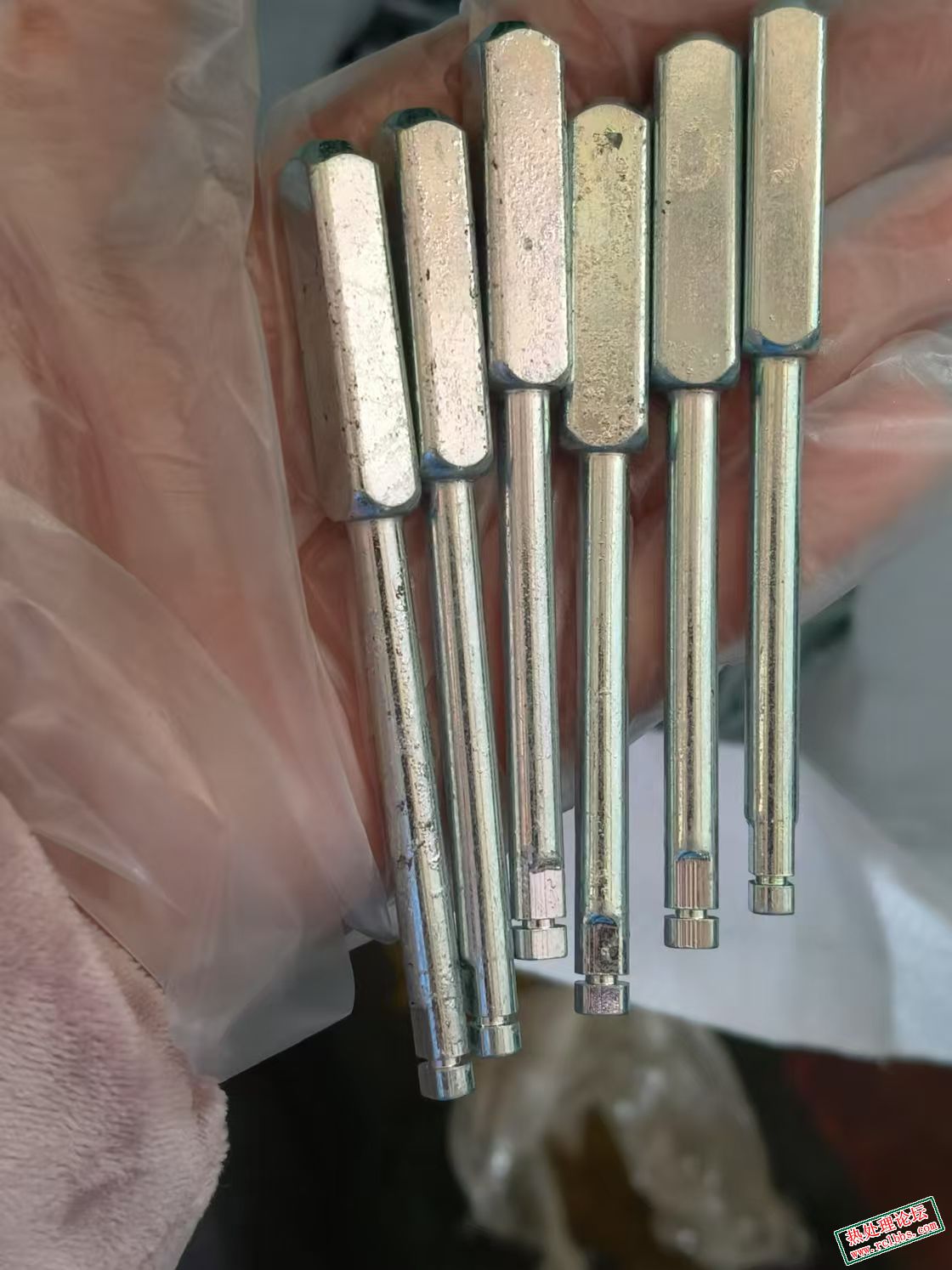 电镀后出现的现象