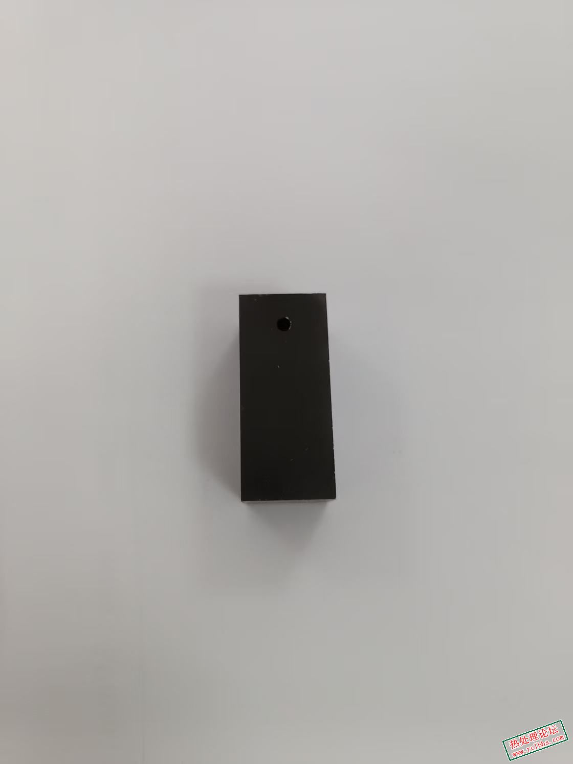 白布擦拭后的