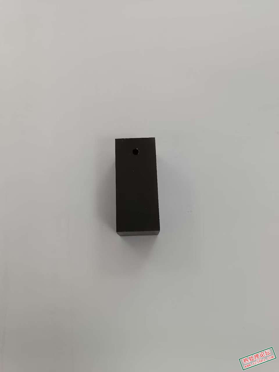 白布擦拭后的