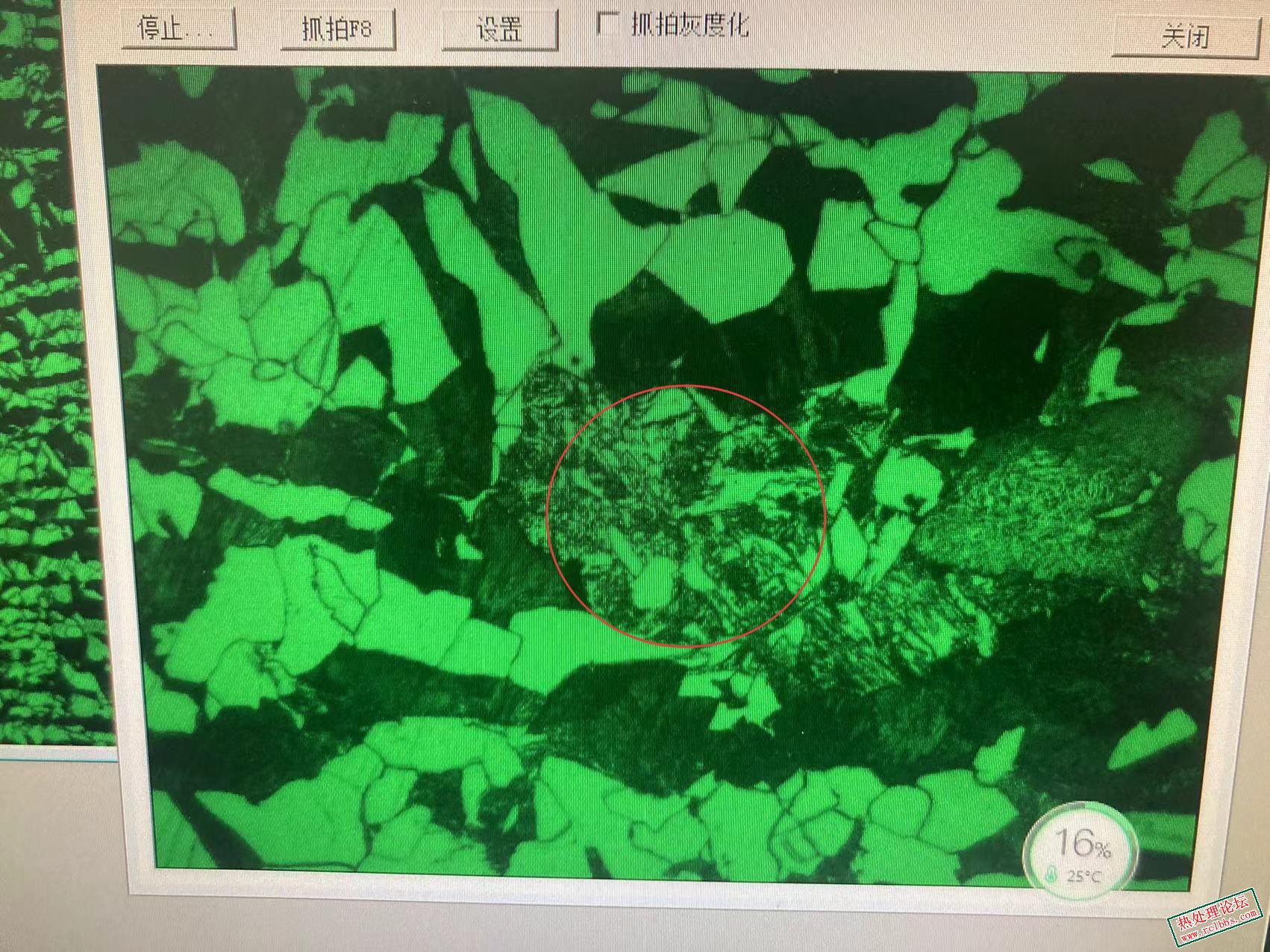 热轧低合金钢管近内表面位置