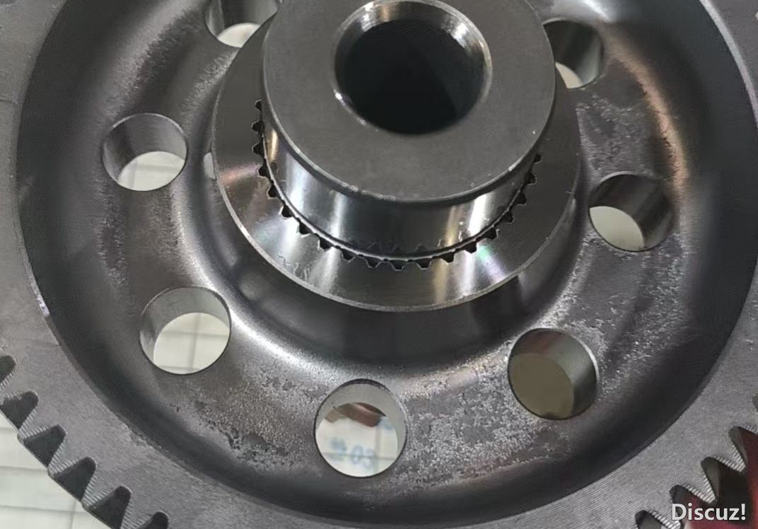端面部分像起皮一样