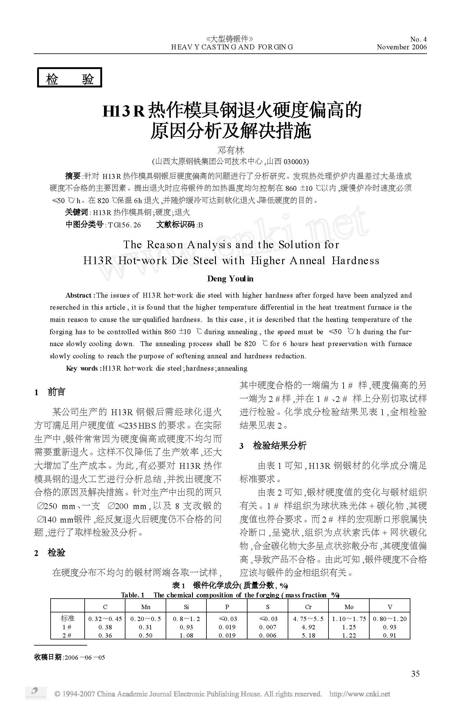 H13R热作模具钢退火硬度偏高的原因分析及解决措施 1.jpg