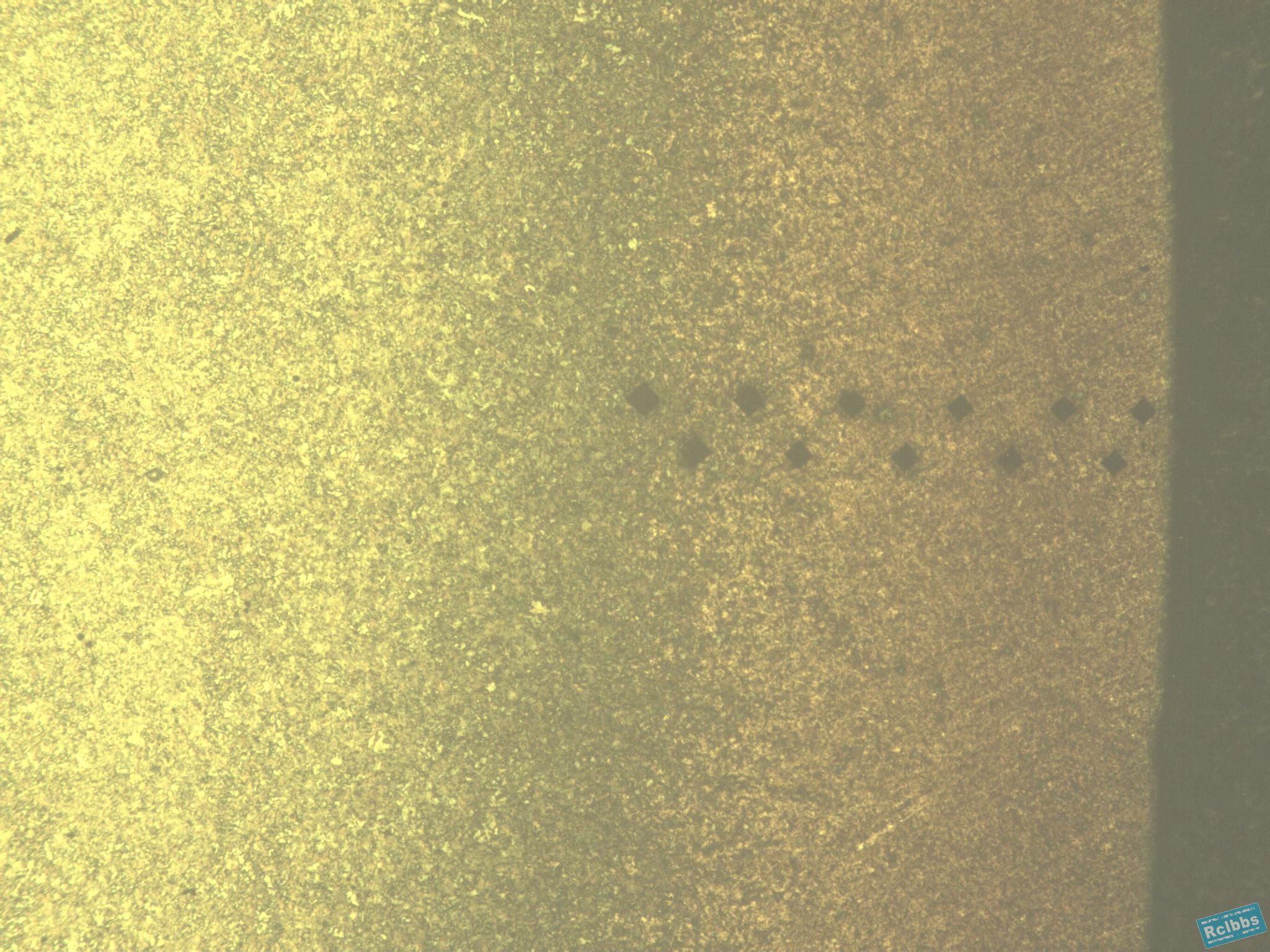 1#的渗层，50倍